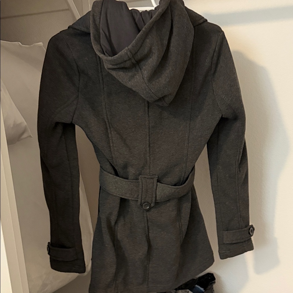 Stylish Dark Gray Button-Up Jacket - image 2